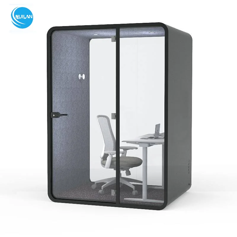 New Design Portable Silence Sound Proof Isolation Booth Portable Recording Booth Sound Proof Podcast Studio Booth for Home