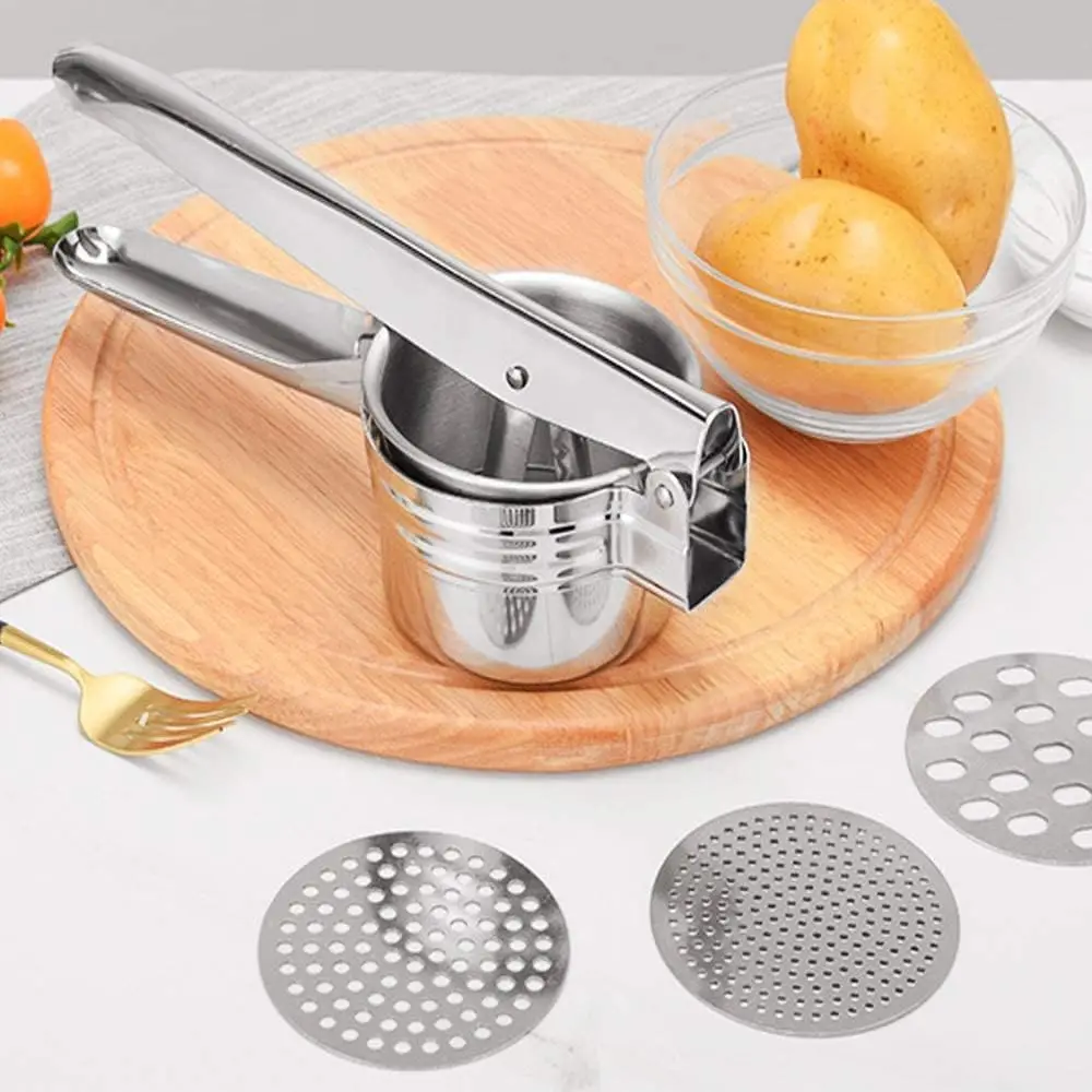 Stainless Steel High Quality Potato And Baby Food Mill With 3 Milling Discs