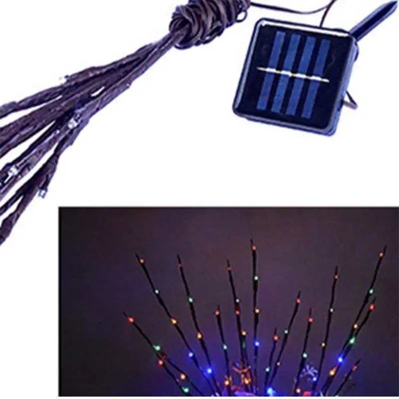 Best Selling  lighted branches Solar Powered Artificial  Branch Lights 60 LED  Twig Lighted Willow Branch