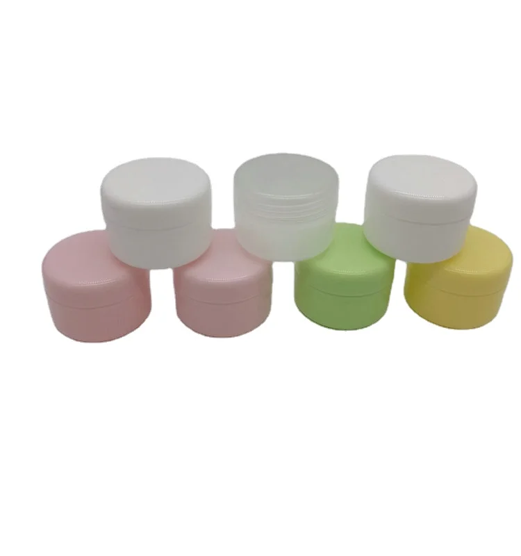 
20g 20ml PP small White cosmetic cream jar plastic empty pot container for face cream 