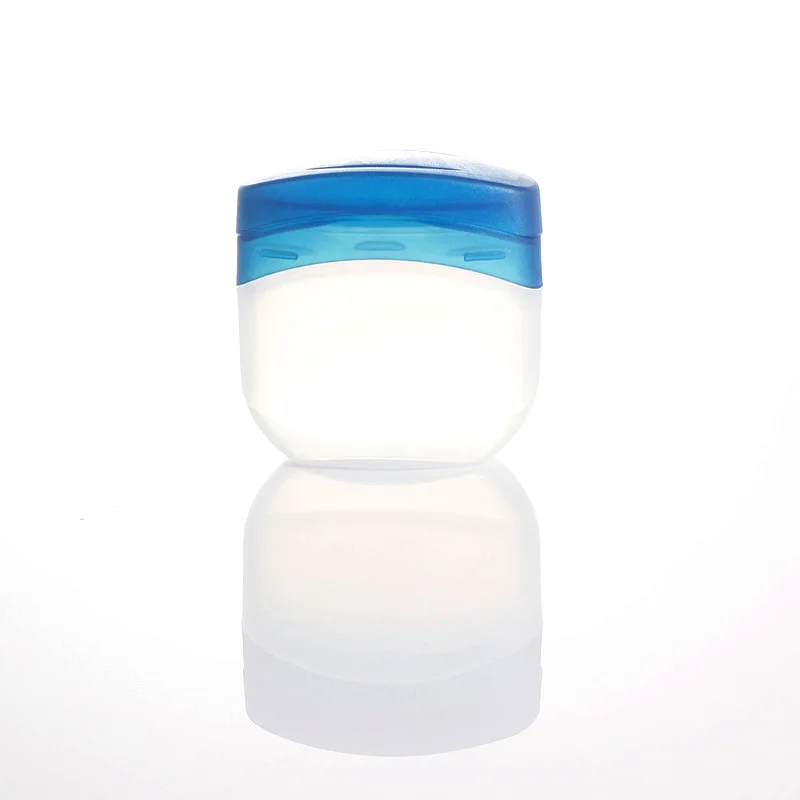 
High quality 100g pp transparent separate packing of custom cosmetic jar plastic 