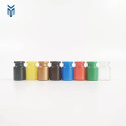 New design 5ml colorful AS plastic test tube plastic vial bottle for lyophilized powder packing