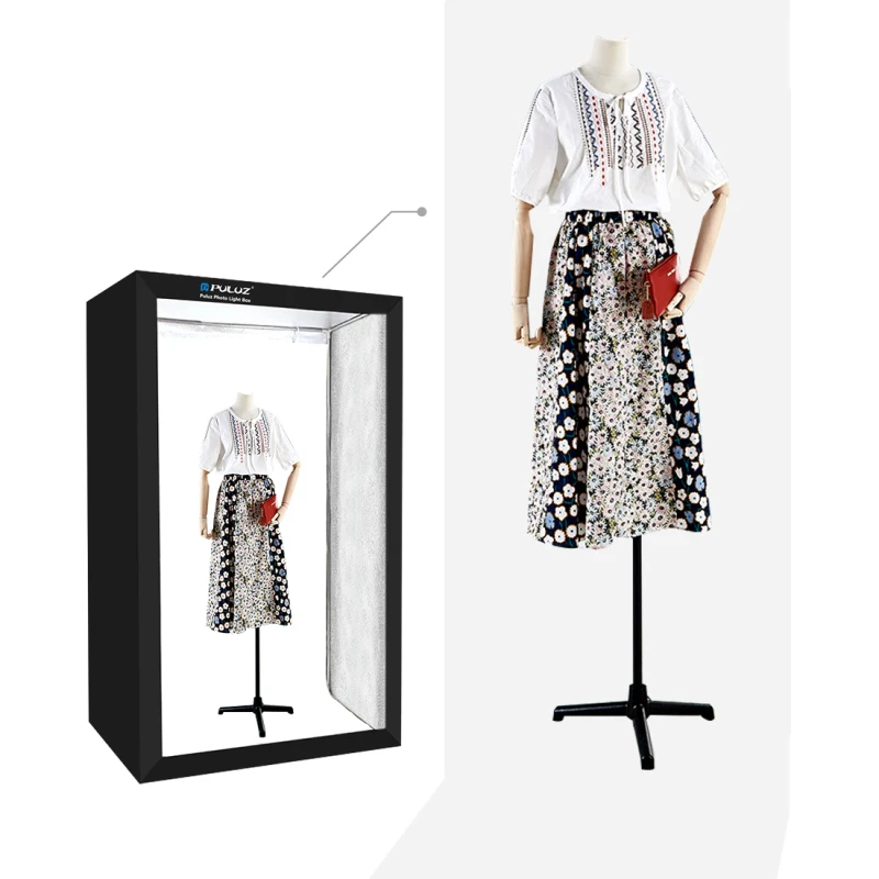 Factory Wholesale PULUZ 200cm / 2m Box Studio, 6 Photo Box Led Bars 5500K Photography Light Box