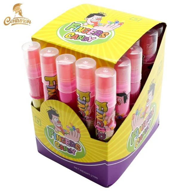 Губная помада, конфеты, фруктовый леденец, жесткие конфеты, мультяшная игрушка на палец, конфеты