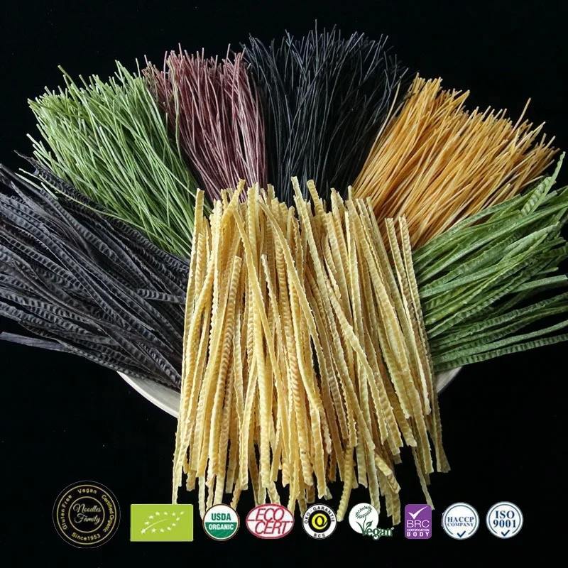 organic vegetarian green pea mung bean nudels pasta