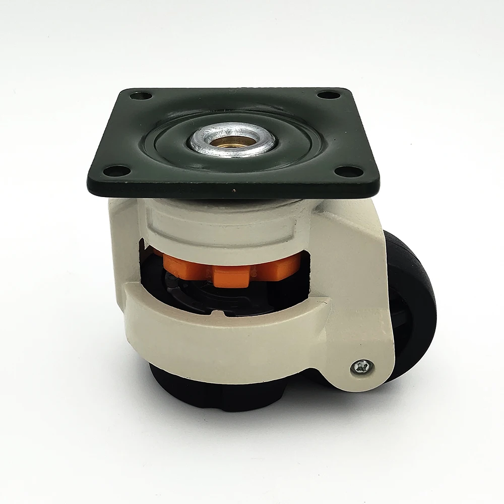 SQ Castor thread height adjustment GD 40F 60F 80F 100F 120F 150F Black footmaster Height Adjustable footmaster leveling caster