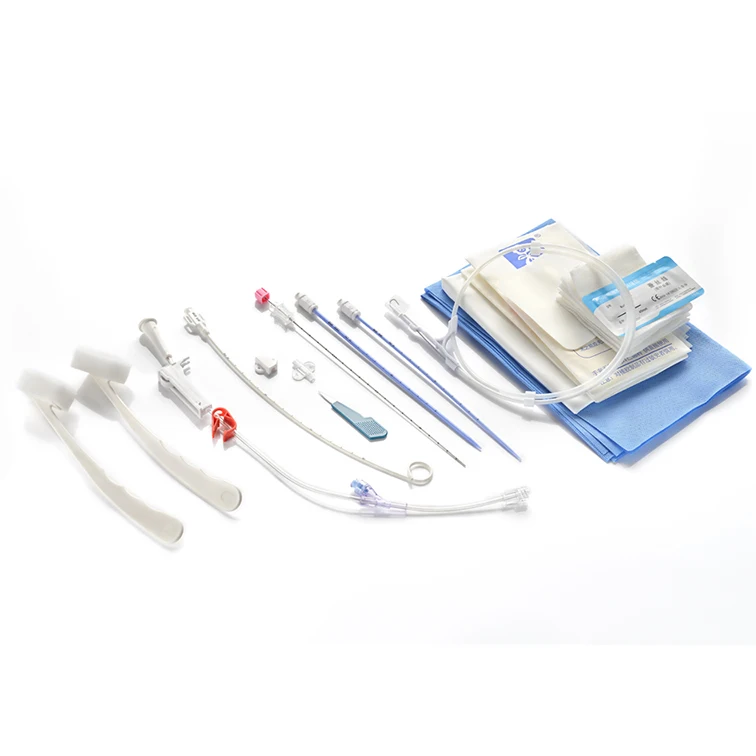 Good Price Urology surgical consumables Pigtail Drainage Catheter Set