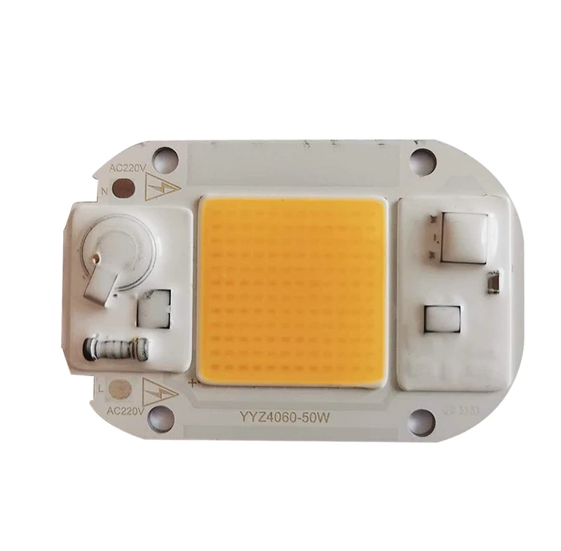 Cob Светодиодный прожектор переменного тока 220V cob led чип смарт 50 Вт напольный светильник шариков полный спектр белый/теплый