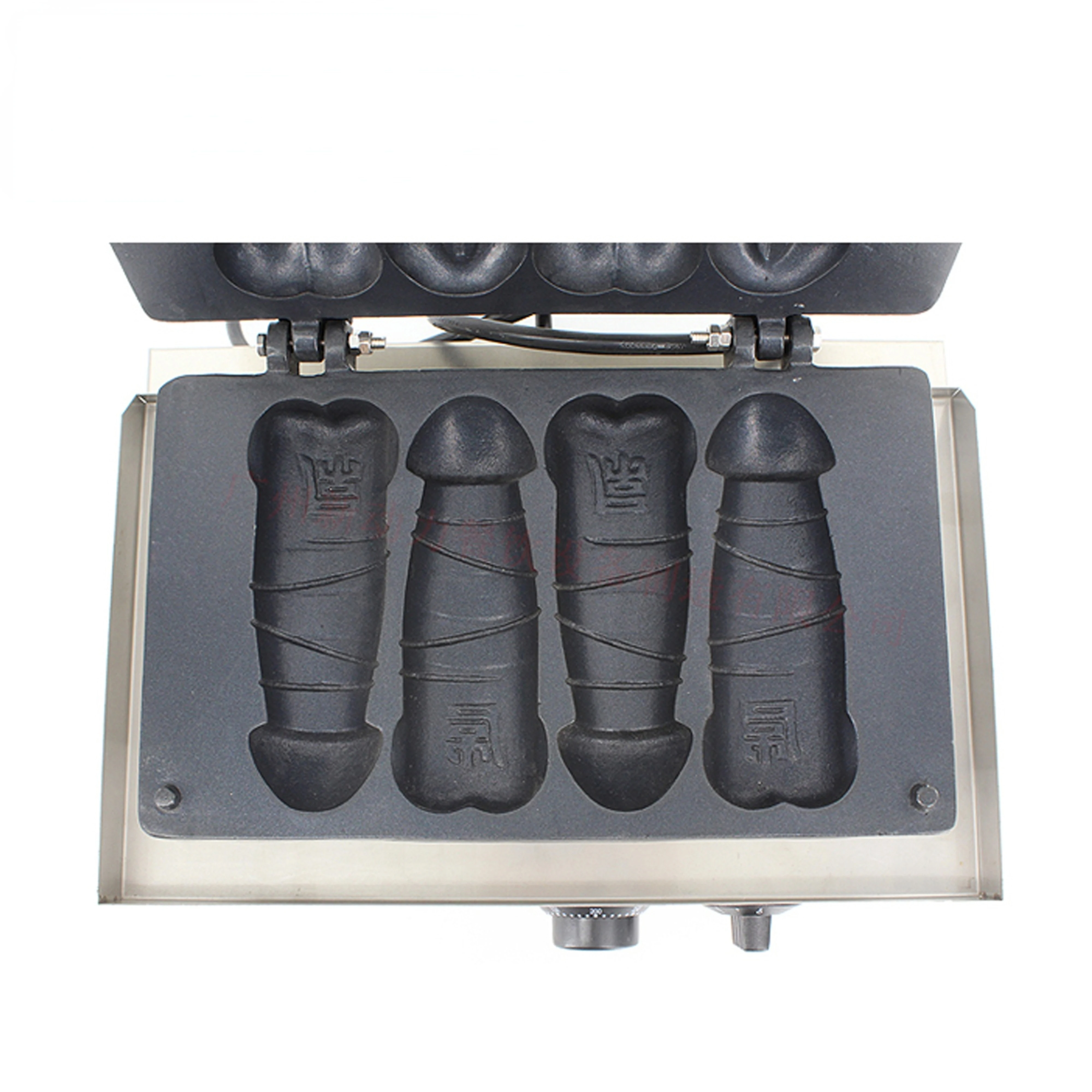 110V 220V china factory price latest penis shape electric waffle making machine with ce proved