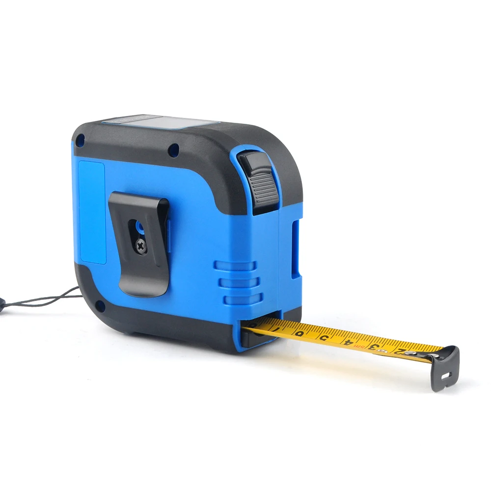 WINTAPE High Precision Laser Tape Measure 196ft Rechargeable Laser Measurement Tool Electronic Steel Tape Measure