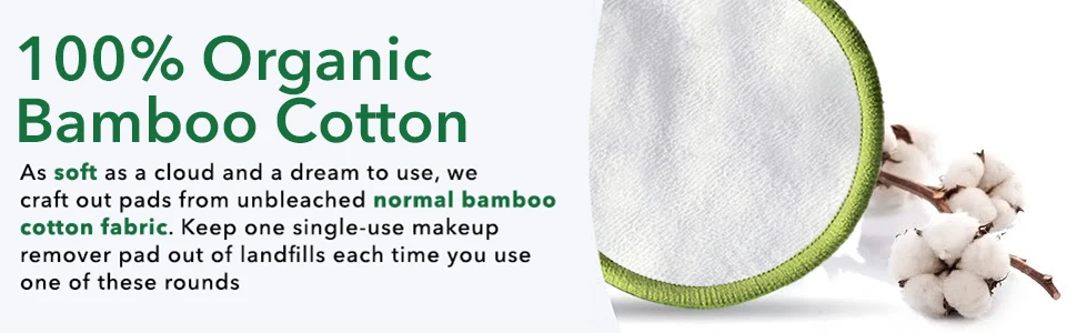 China Vendor Custom Washable Laundry Bag Round Organic Rounds Bamboo Cotton Reusable Makeup Remover Pads,Makeup Remover Sponge