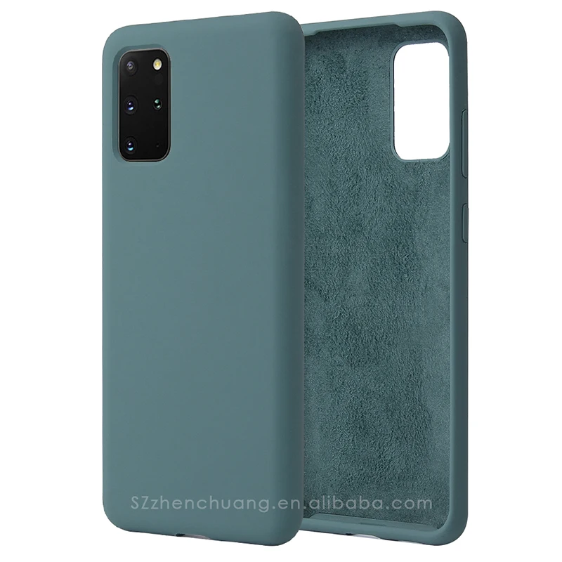 Anti-fouling Liquid Silicone Case For Samsung S20 Shockproof Case With Microfiber And Hard PC inside Galaxy S20 PLUS Phone Case
