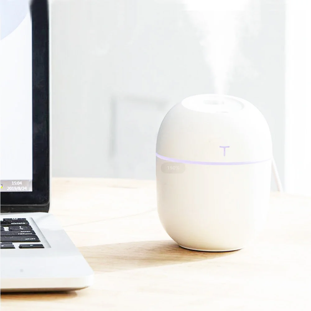 Home Office Bedroom Decor Lamp 7 Changeable Led Light Humidifiers Mist Maker Oil Ultrasonic Portable Mini Aroma Diffusers