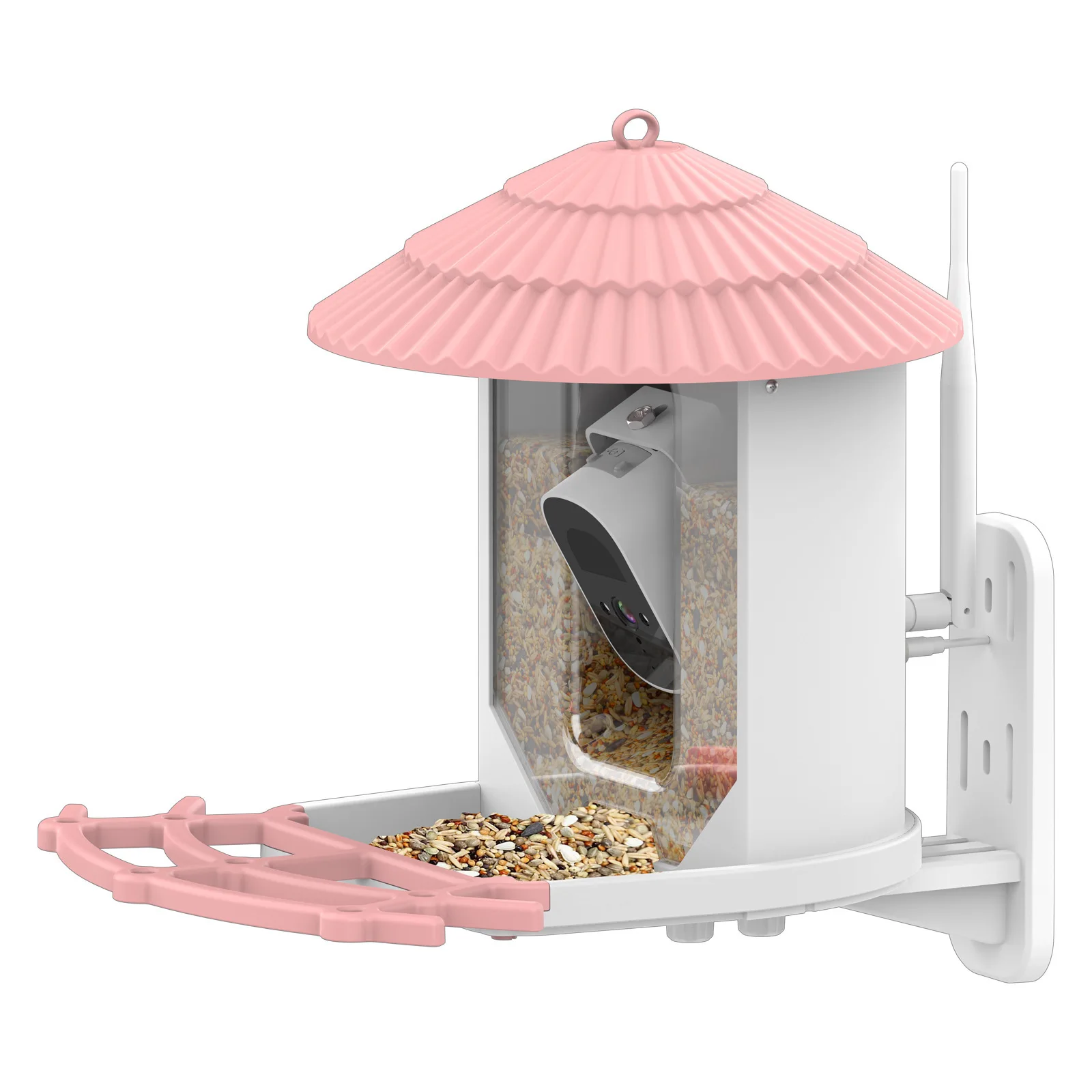 Home App Hd Camera Feeder For Birds High Temperature Resistant Smart Bird Feeder Outdoor Wild Bird Feeding