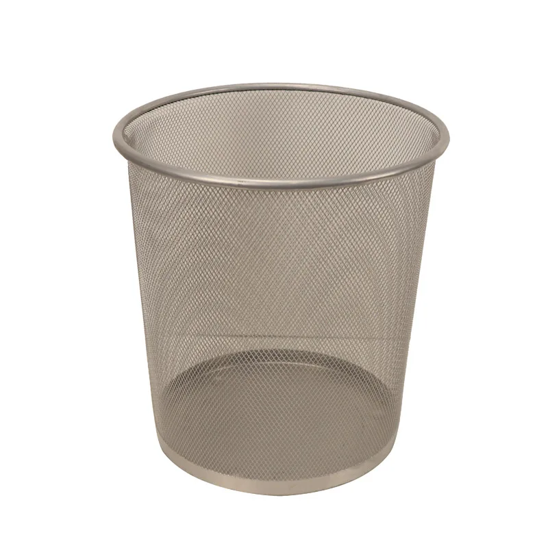 factory manufacture good quality mesh desk organizer metal trash can