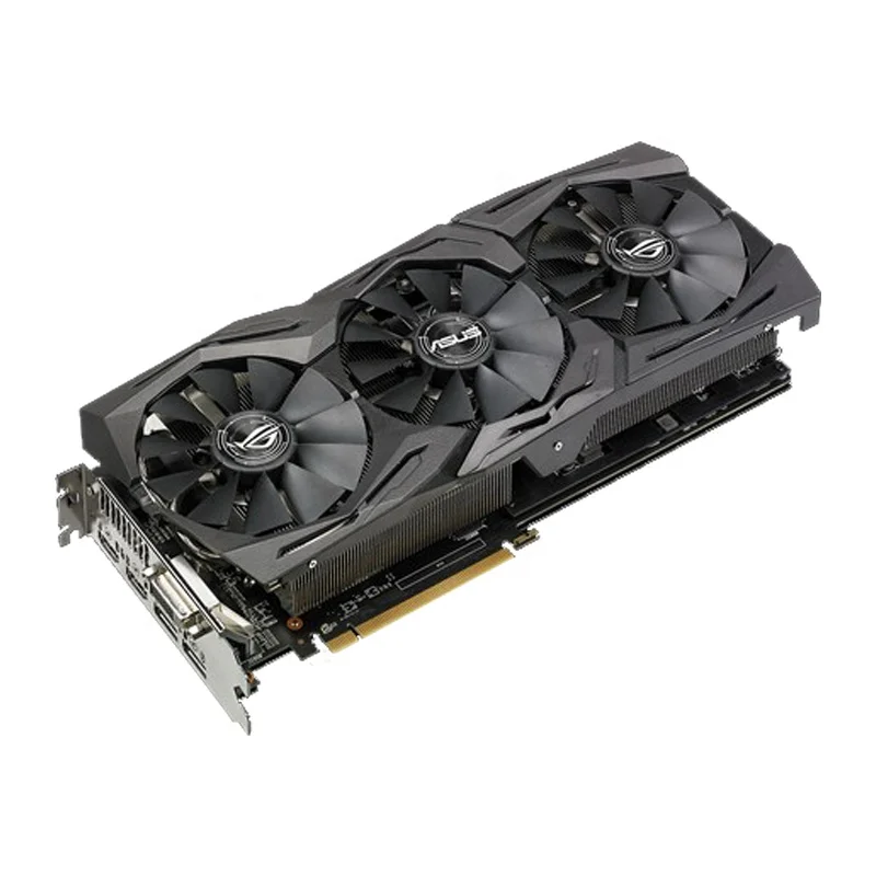 Новейшая видеокарта ROG Strix Radeon RX 580 O8G Gaming OC Edition GDDR5 DP Ready AMD Graphics Card в