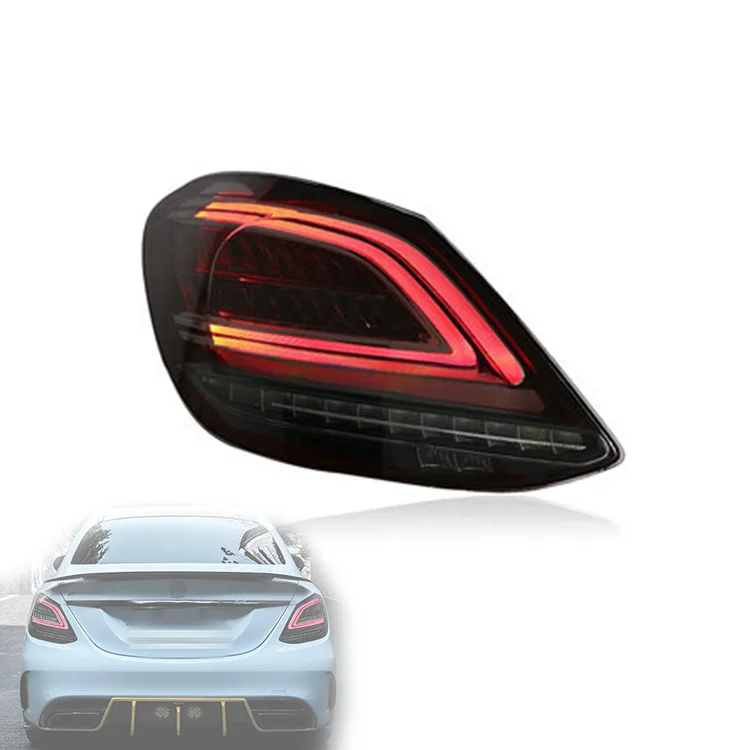 Plug and play US only upgrade LED tail light tail lamp for Mercedes Benz W205 C Class 2015 up assembly rear light