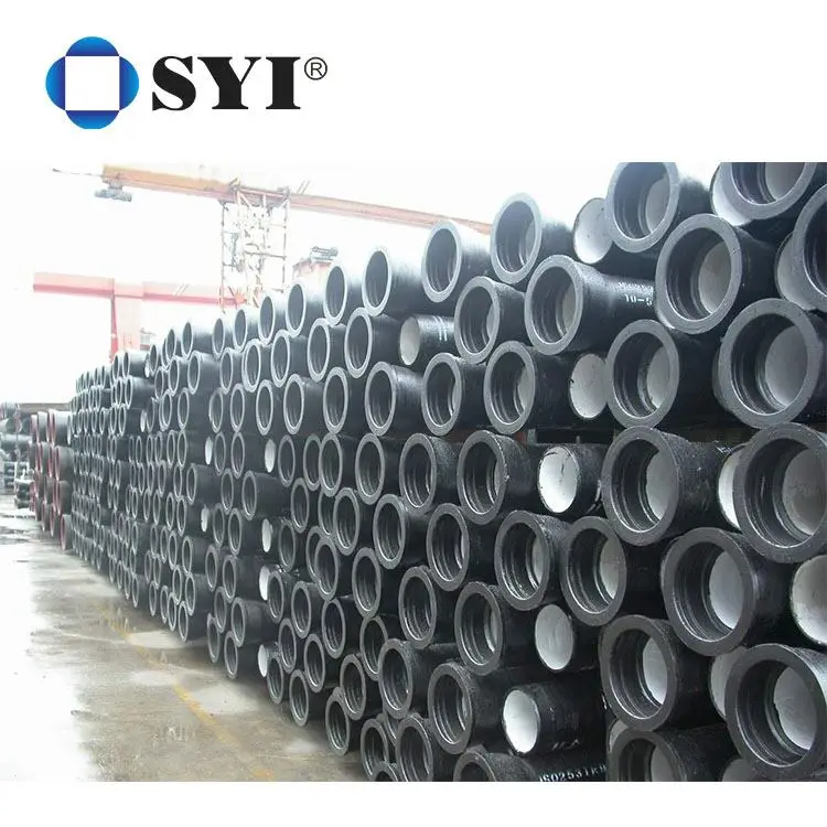 China Custom Sizes Water Pressure Test Bitumen Coating ISO2531 En545 En598 Class k7 k9 Ductile Iron Pipe Weight