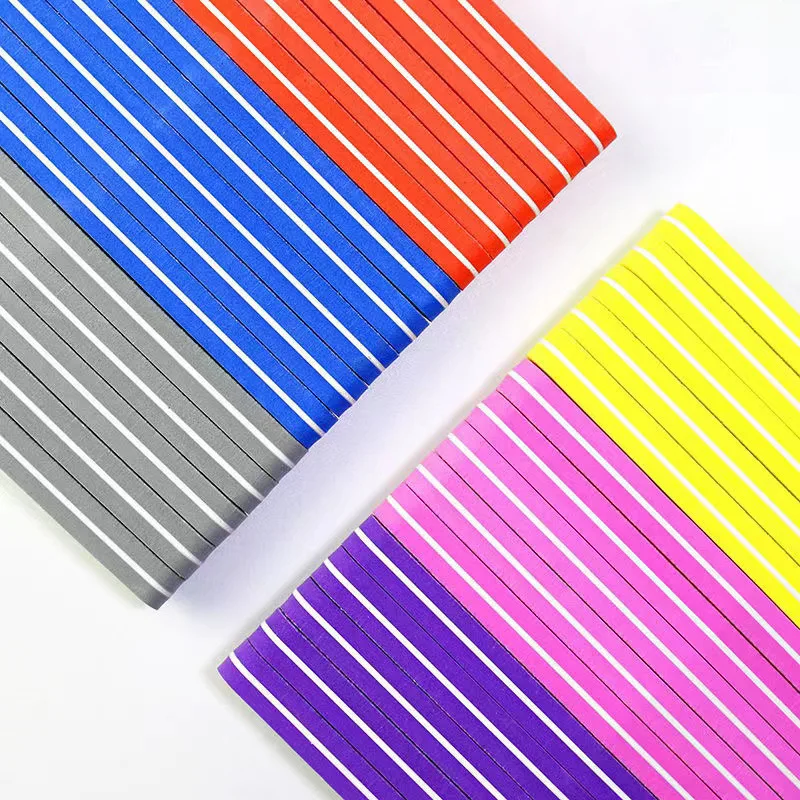 Sandpaper File Professional Custom Printed Logo Double Side Disposable Rectangle Nail File 100/180 Grit Sandpaper Nail File