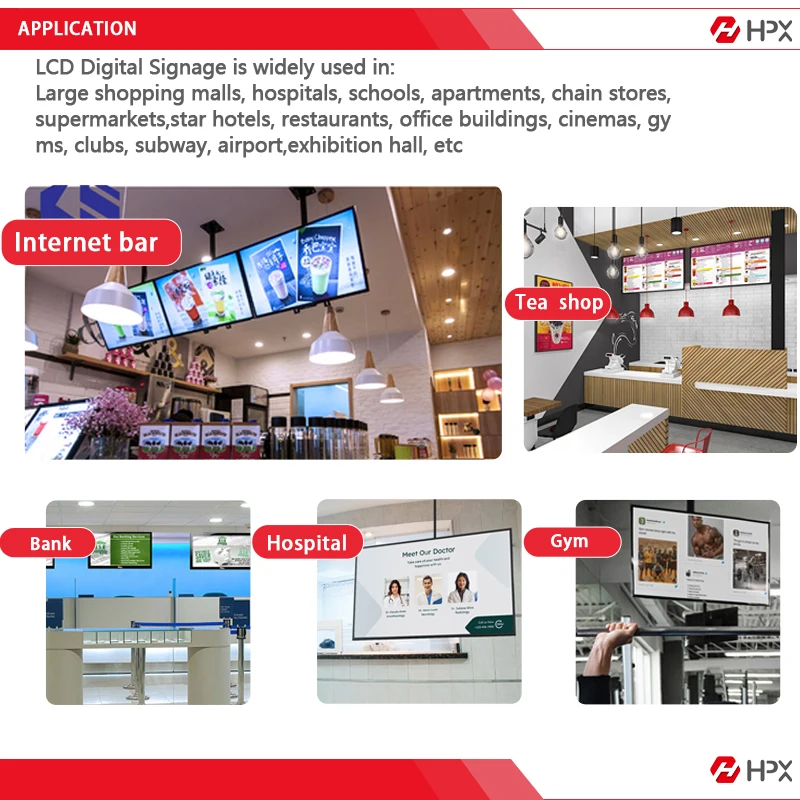 32 43 49 inch wall mounted digital signage wall mounted vending machine media player