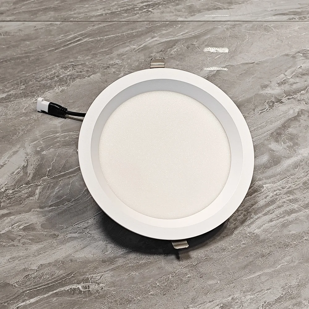 Popular Design Led Tri Colour Downlight Tuya Smart Wi-Fi Zig Bee 4 Inch Trimless Slim Round Downlight Luminaire