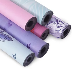 2mm Antislip Private Label Custom Natural Suede Rubber Yoga Mat