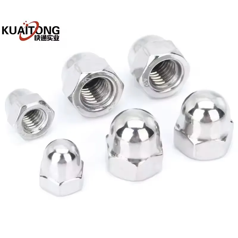 Wholesale Price M3-M42 DIN1587 Stainless Steel Hex Dome Cap Nut Hexagon Acorn Nuts