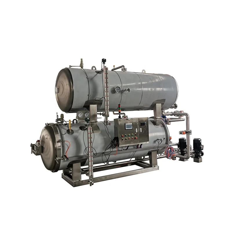 horizontal retort/milk pasteurization machine