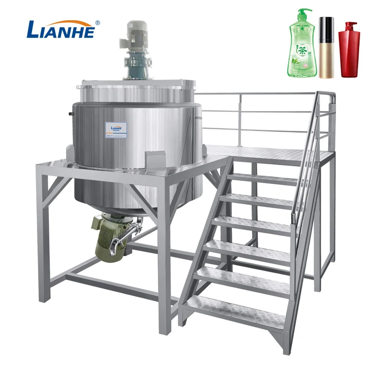 Lianhe Liquid Laundry Detergents Making Machine Disinfectant Liquid Mixing Tank Stainless Steel Mixing Tank