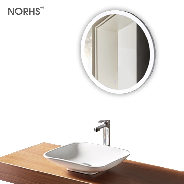 Wholesale High Quality LED Touch Screen Bathroom Lighting Round Mirror