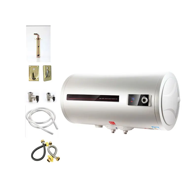 1500W/2000W Horizontal Space Saving Vitreous Tank enamel water heater