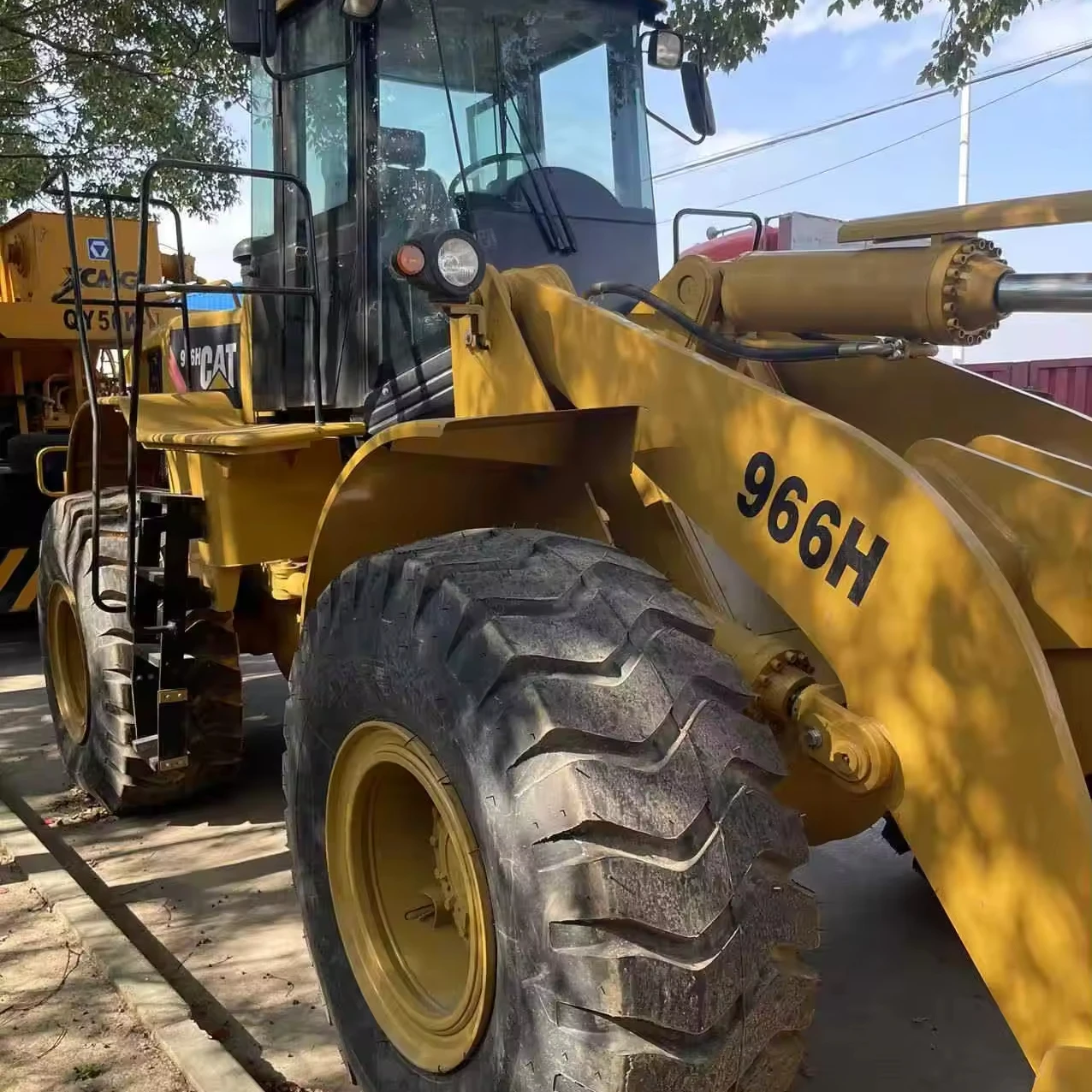 Оригинальная оригинальная краска б/у погрузчик CAT966H 23-тонный автомобиль в хорошем состоянии прямые продажи с завода по низкой цене