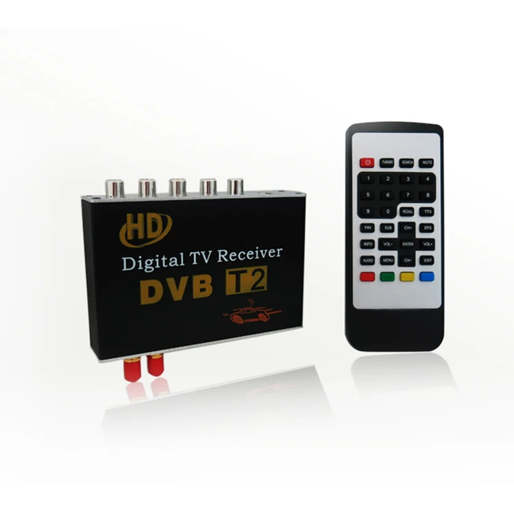  Мобильный Автомобильный цифровой ТВ-тюнер dvb t2 mpeg4 телеприставка с hd h.264 для России Колумбии Таиланда Сингапура