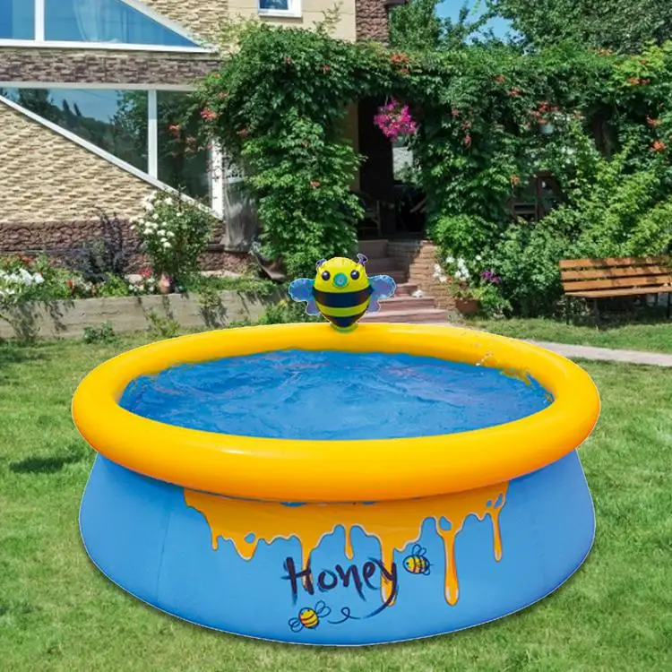 
Bee Swimming Pool Thickened PVC Spacious Backyard Sprinkle Pool Ground Pool Outdoor Indoor Plastic KIDS Inflatable Swimming 