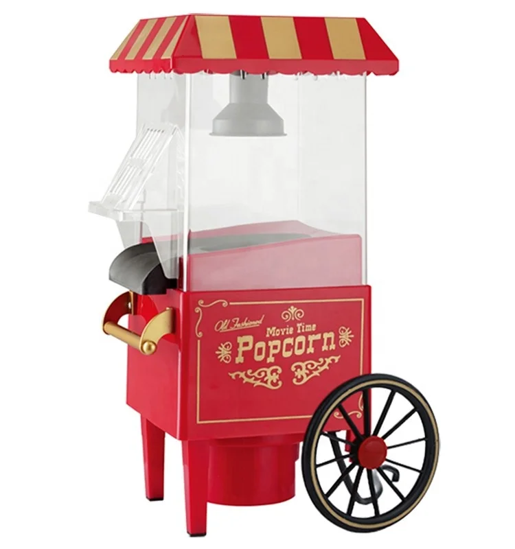 Gas Air Popcorn Popper Making Machine Popcorn Cart For Sale