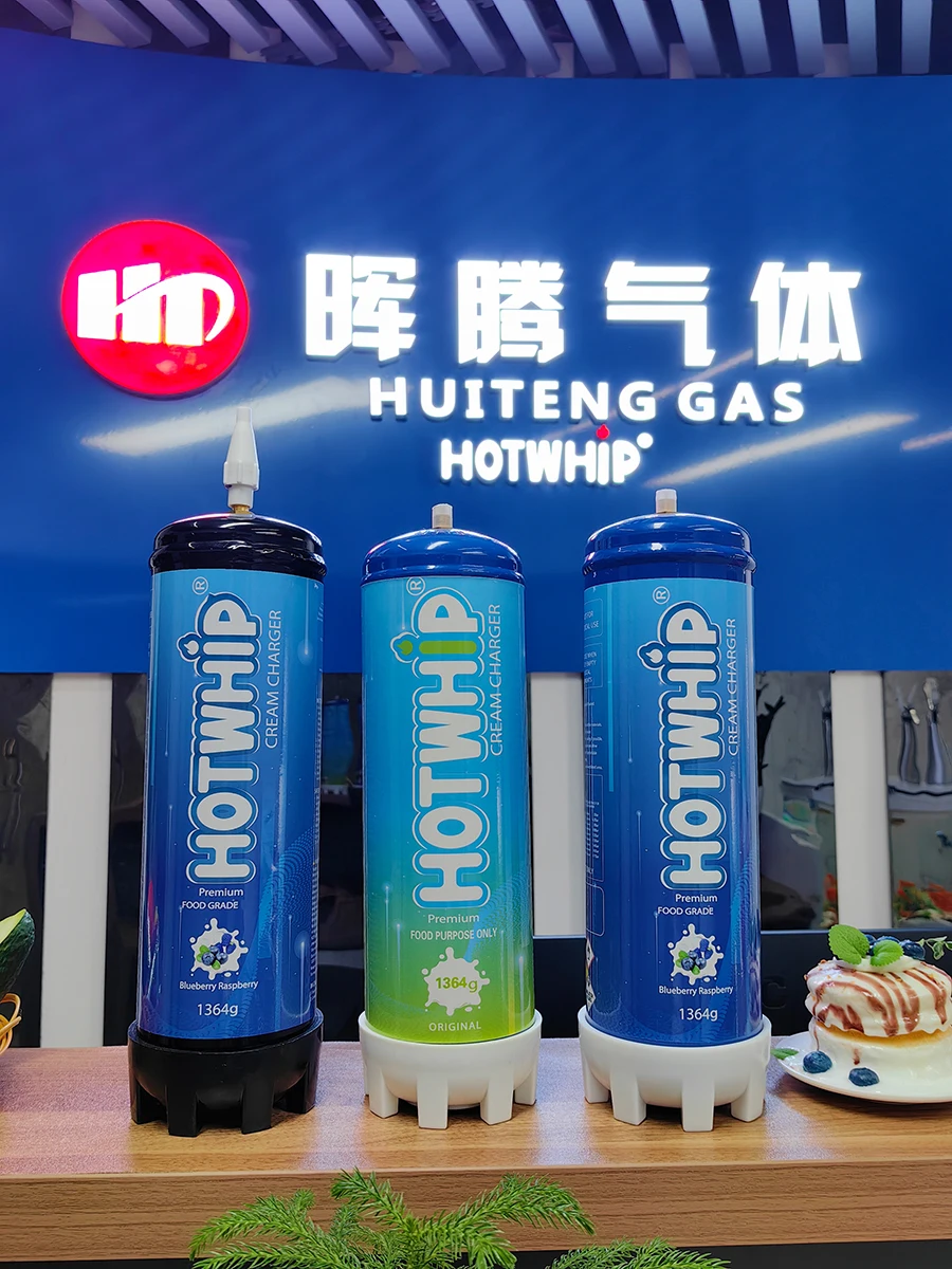 Vanilla Ice Cream Flavor Whipped Cream Dispenser Cartridge Tank Nitrous 2.2L 1100 Gram Whipped Cream Tank