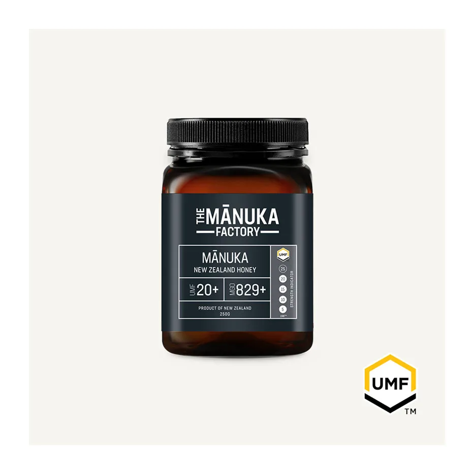 Фабрика Manuka MGO 829 [UMF 20 +] банка 250 г Новая Зеландия здоровье и оздоровление бренд Honey мпай стандарт