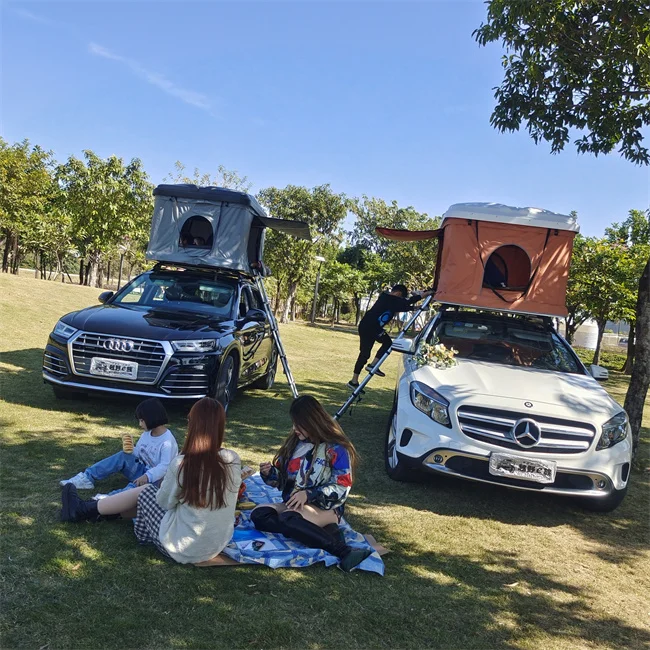 Hot Sale Outdoor Camping Car Roof Top Tent Hard Shell