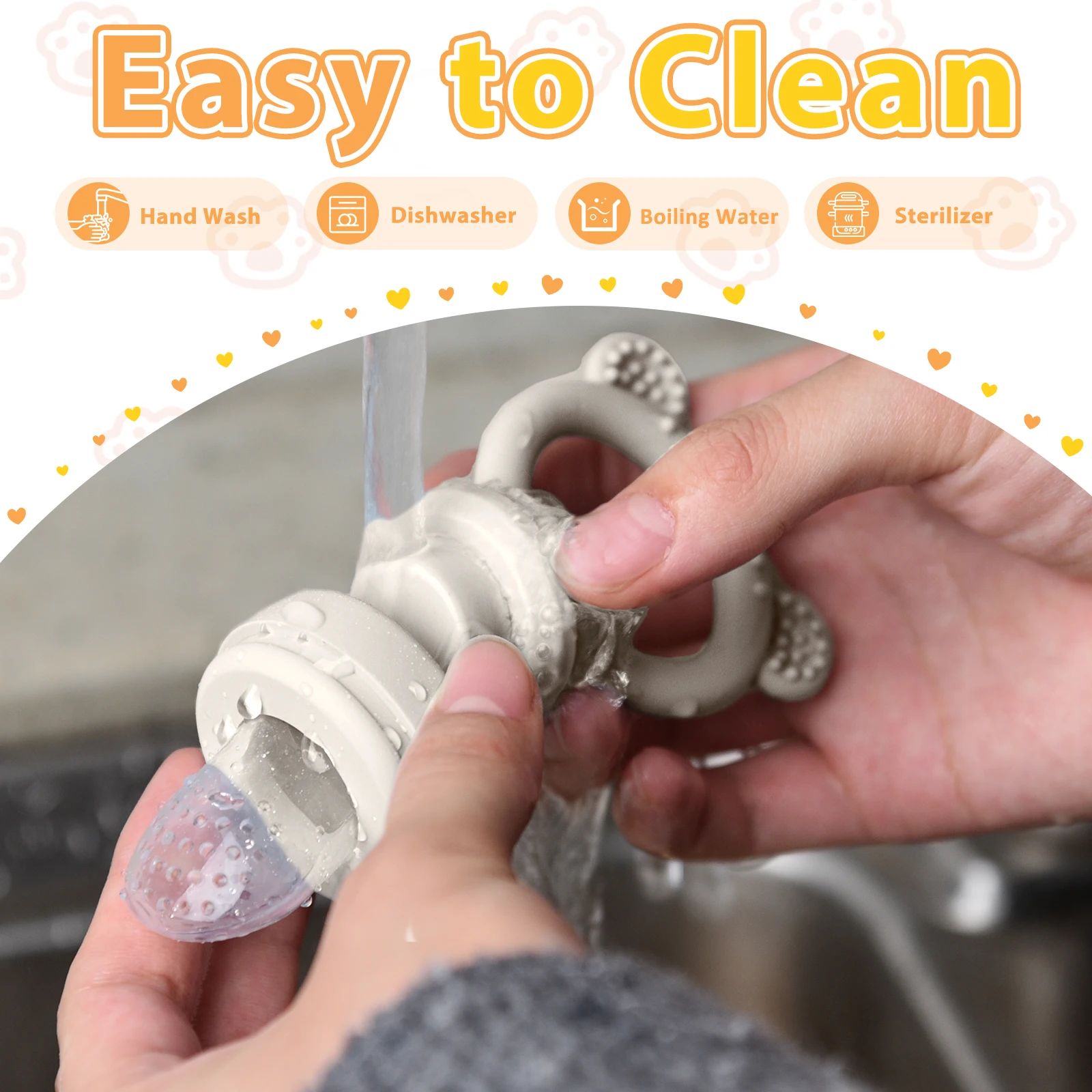 Silicon Baby Tteether 2024 Baby Fruit vegetable Feeder Pacifier Foodie Feeder Trending New Baby Bpa Free