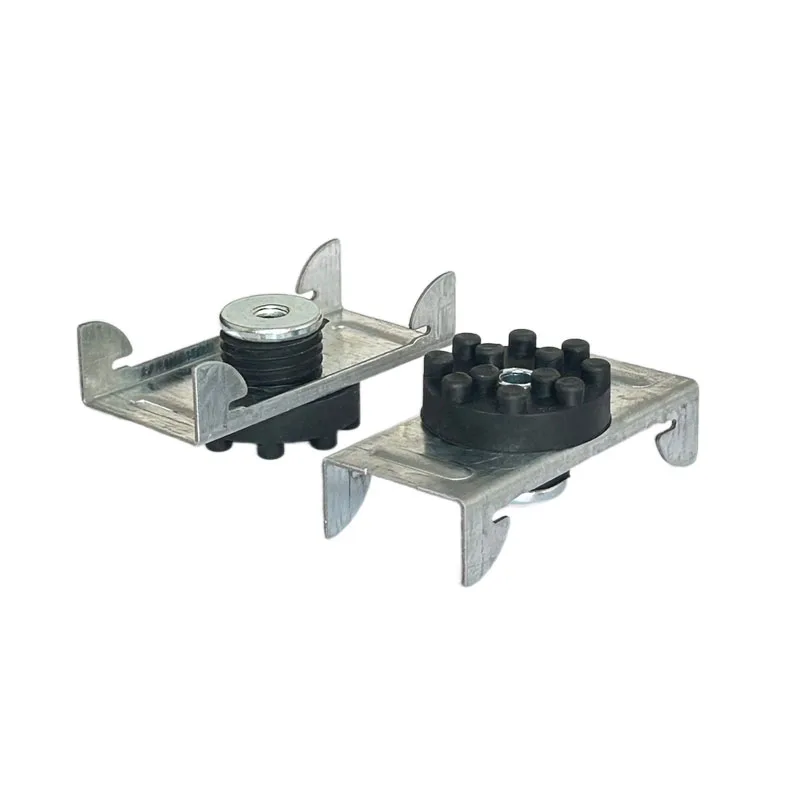 hot sell galvanized accessories sound absorber black rubber sound isolation clip RSIC-1 clips