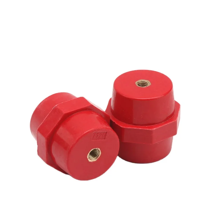 Low voltage Bus Bar Supports Standoff Insulator  BMC SMC Material Copper core
