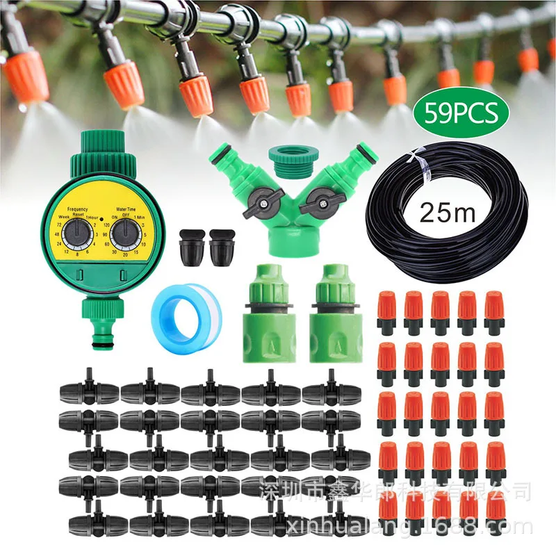 High quality garden plastic diameter inner 9/12 tube Micro Drip Spray irrigation system controller sprinkler irrigation watering