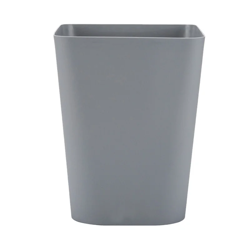 Personality And Creative Nordic Style Home Living Room Bedroom Plastic Trash Can Square Simple Office Without Cover Paper Basket