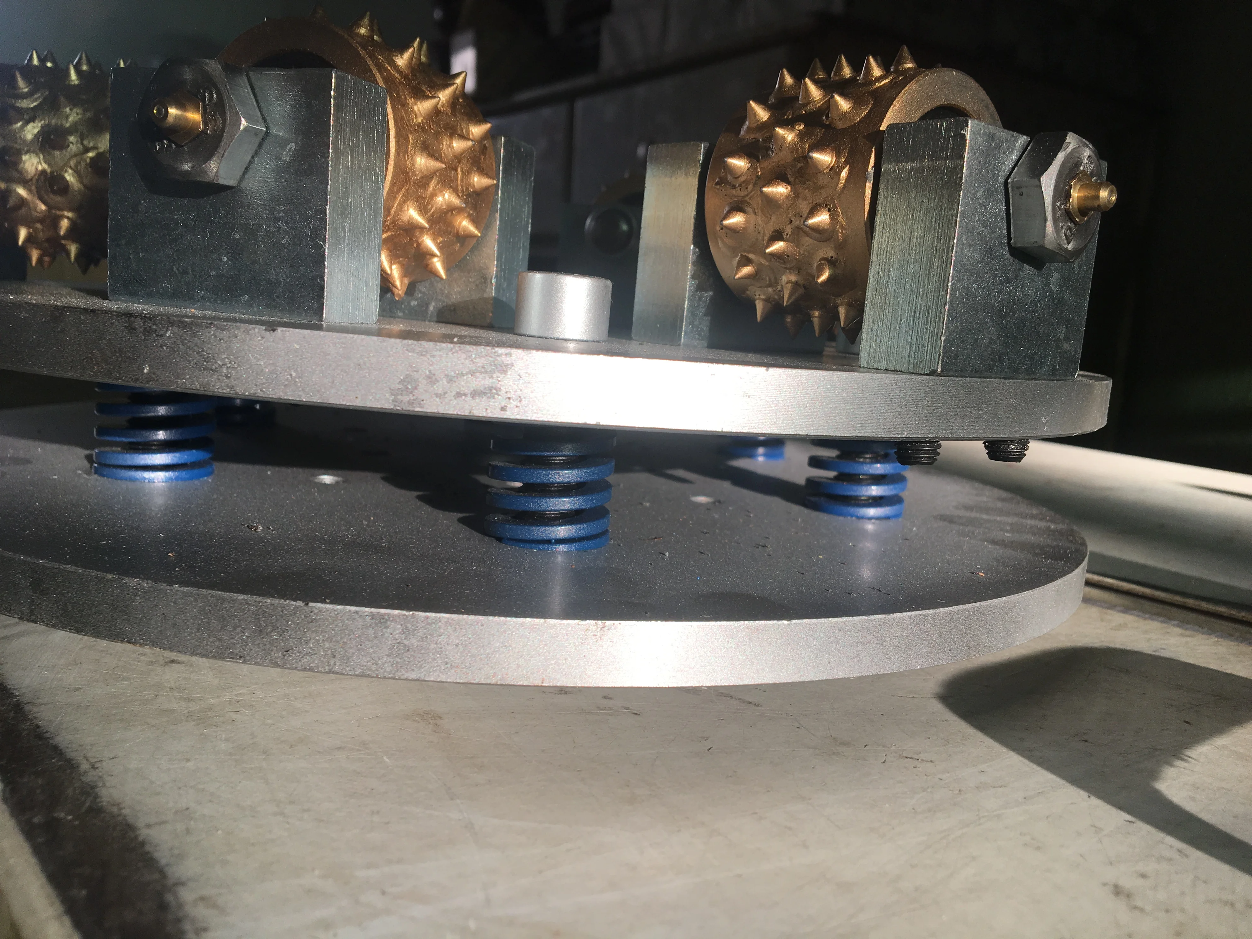 Granite bush hammer finish block Diamond Bush hammer grinding disc