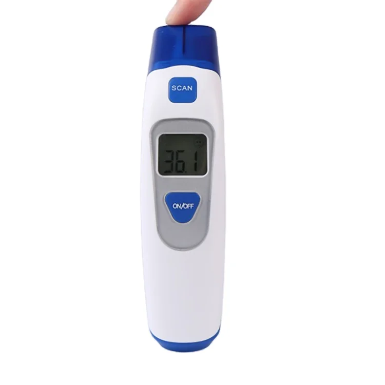 Thermometer for Adults Forehead and Ear - Fever Alarm, 1 Second Reading, Color Temperature Indicator