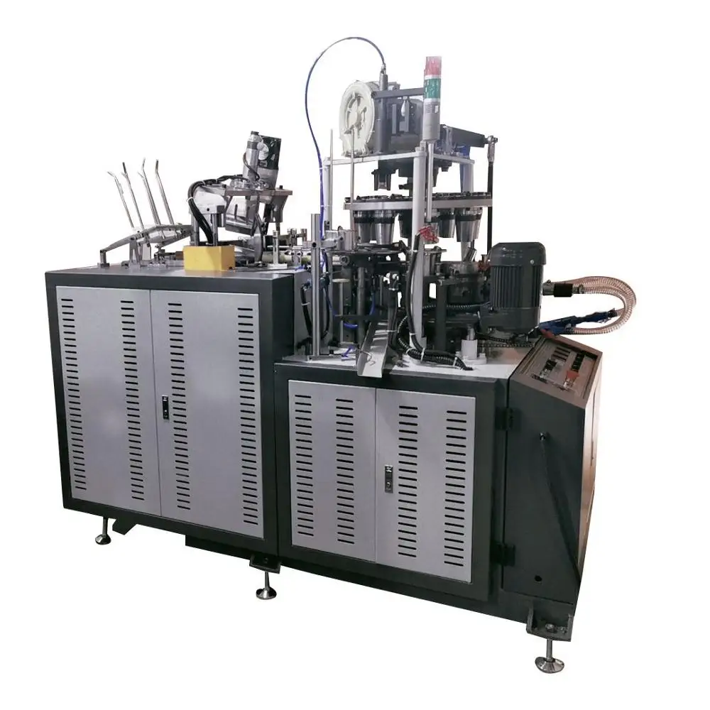 
Small Bakery Paper Cake Tray Box Making Machine/Paper Cup Folding Forming Machine 