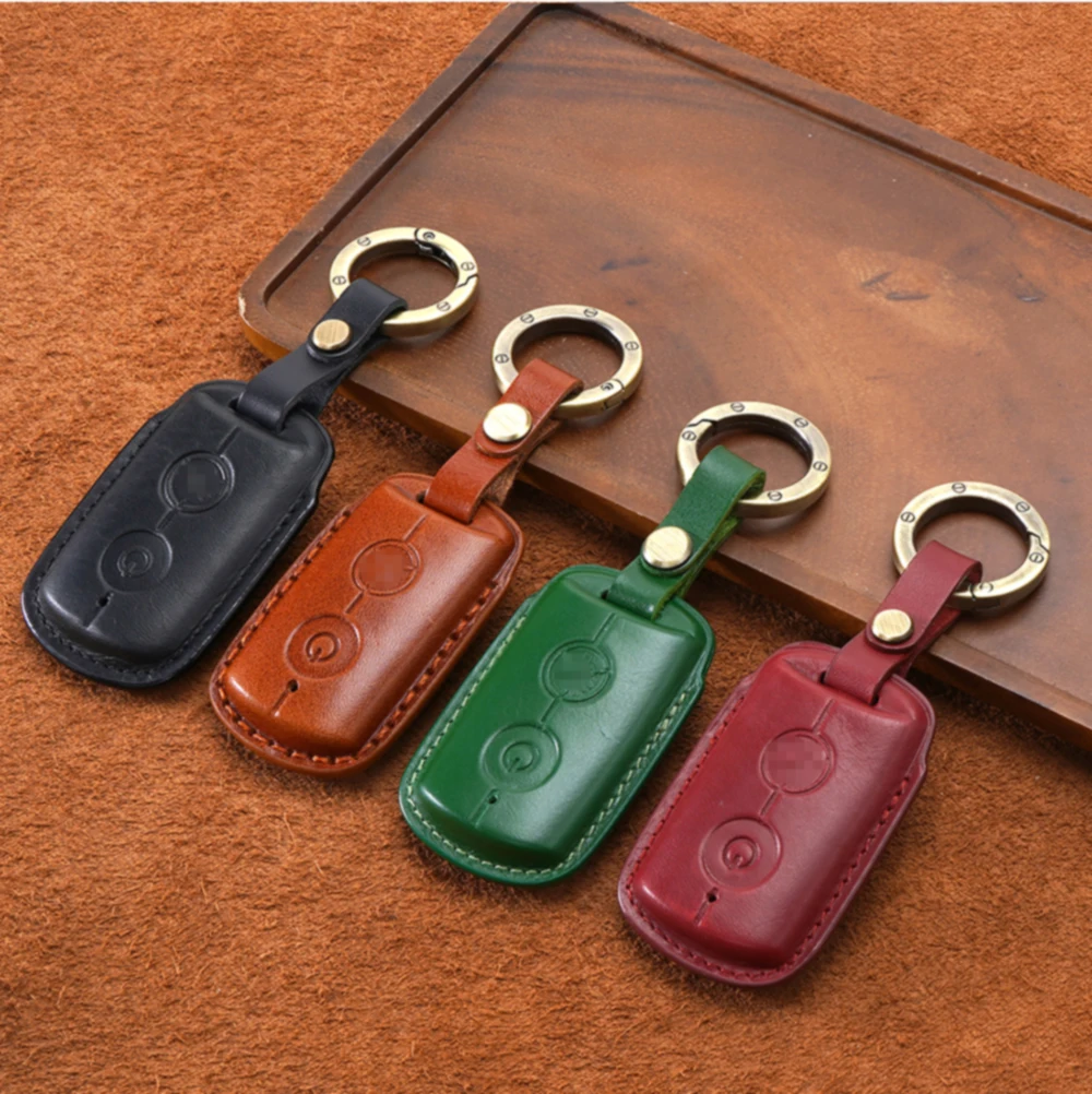 SweetPig OEM Colorful Genuine Leather Key Case Shell for Yamaha Motor Motorcycle KeyRing key cover accessory