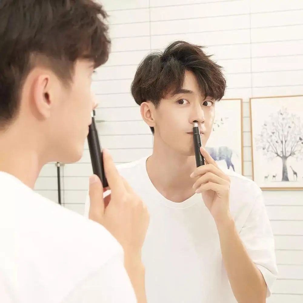  Showsee Electric Shaving Nose Hair Trimmer Professional Safety Face Care For Men Removal Razor Cleaning