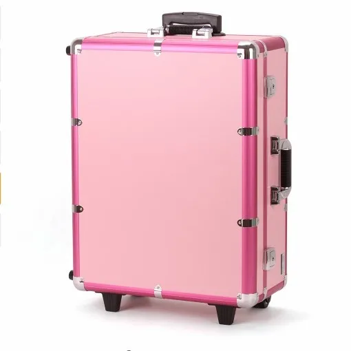 Yaeshii Lighted Cosmetic Rolling Trolley Train Case With Legs