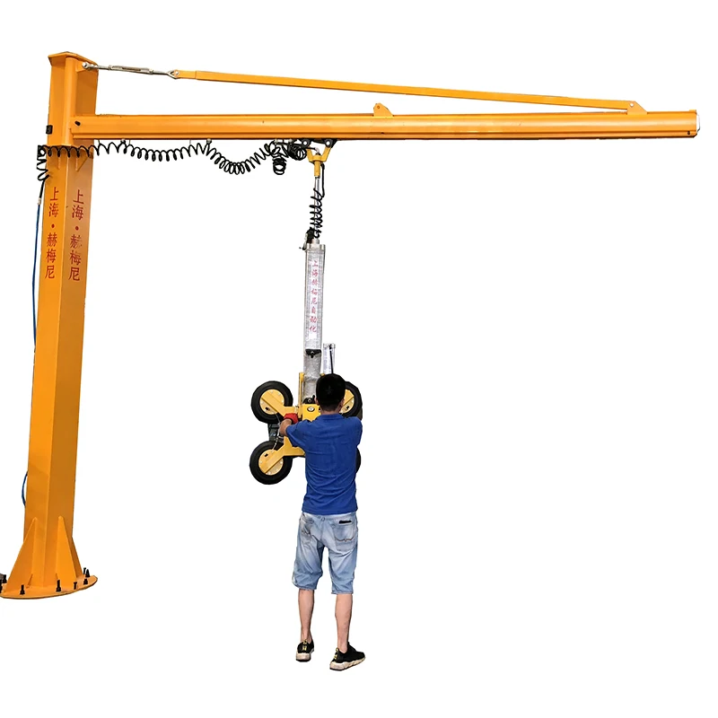 Pneumatic vacuum lifter with rotation and flip air